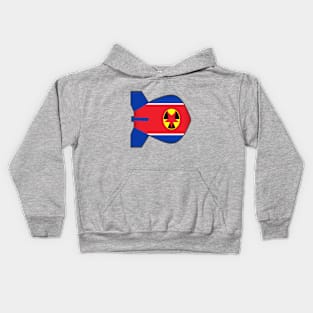 Kim Jong Un Atomic Bomb Kids Hoodie